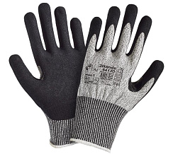 Перчатки 2Hands 6413D защита от пореза D/A4 полиэфир 13G/нитрил MicroFoam 
