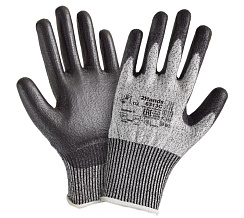 Перчатки 2Hands 6313C защита от пореза C/A3 полиэфир 13G/ PU 